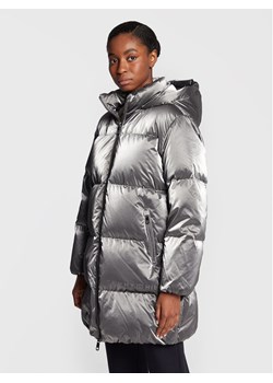 Tommy Hilfiger Kurtka puchowa Metallic WW0WW35935 Srebrny Loose Fit ze sklepu MODIVO w kategorii Kurtki damskie - zdjęcie 181168729