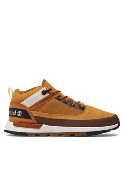 Timberland Sneakersy Field Trekker Mid Fabric TB0A64RC2311 Żółty ze sklepu MODIVO w kategorii Buty trekkingowe męskie - zdjęcie 181168747