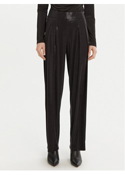 NORMA KAMALI Spodnie materiałowe ST3247LMC32001 Czarny Slim Fit ze sklepu MODIVO w kategorii Spodnie damskie - zdjęcie 181168759