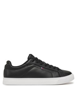 Tommy Hilfiger Sneakersy Icon Court Pinperf Lth FM0FM05483 Czarny ze sklepu MODIVO w kategorii Buty sportowe męskie - zdjęcie 181168808