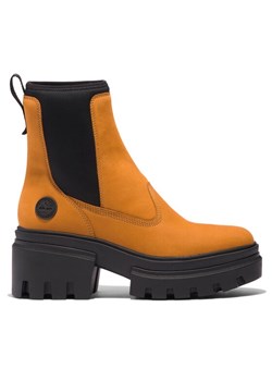 Timberland Botki Everleigh Boot Chelsea TB0A5YF42311 Brązowy ze sklepu MODIVO w kategorii Botki - zdjęcie 181168819