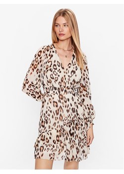 DKNY Sukienka codzienna DD3F6583 Beżowy Regular Fit ze sklepu MODIVO w kategorii Sukienki - zdjęcie 181168869