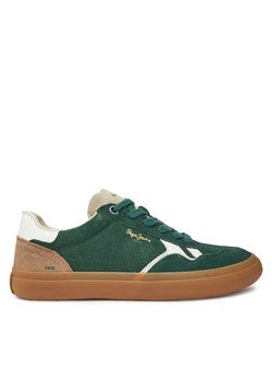 Pepe Jeans Sneakersy PMS31058 Zielony ze sklepu MODIVO w kategorii Buty sportowe męskie - zdjęcie 181168918