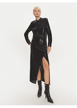 LOLA CASADEMUNT Sukienka koktajlowa LF2416003 Czarny Regular Fit ze sklepu MODIVO w kategorii Sukienki - zdjęcie 181168995