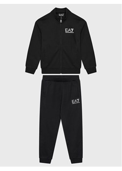 EA7 Emporio Armani Dres 8NBV51 BJ05Z 1200 Czarny Regular Fit ze sklepu MODIVO w kategorii Dresy chłopięce - zdjęcie 181169216