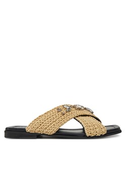 Inuikii Klapki Woven Strap Stones 70104-367 705 Beżowy ze sklepu MODIVO w kategorii Klapki damskie - zdjęcie 181169266