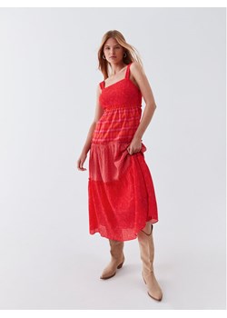 Desigual Sukienka codzienna Ely 23SWVW20 Czerwony Regular Fit ze sklepu MODIVO w kategorii Sukienki - zdjęcie 181169456