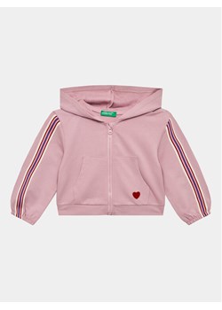 United Colors Of Benetton Bluza 36FPG502D Różowy Regular Fit ze sklepu MODIVO w kategorii Bluzy dziewczęce - zdjęcie 181169516