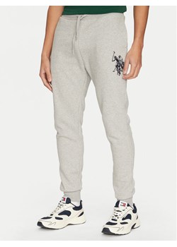 U.S. Polo Assn. Spodnie dresowe MUP2038 Szary Regular Fit ze sklepu MODIVO w kategorii Spodnie męskie - zdjęcie 181169549