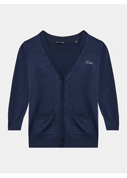 Guess Kardigan J3YR08 Z17X3 Niebieski Regular Fit ze sklepu MODIVO w kategorii Swetry chłopięce - zdjęcie 181169607