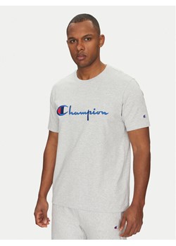 Champion T-Shirt 221621 Szary Standard Fit ze sklepu MODIVO w kategorii T-shirty męskie - zdjęcie 181169648