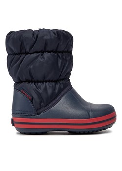 Crocs Śniegowce Winter Puff 14613 Granatowy ze sklepu MODIVO w kategorii Buty zimowe dziecięce - zdjęcie 181169669