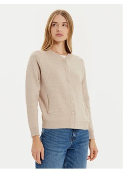 Tatuum Kardigan Angie T2420.100B Beżowy Regular Fit ze sklepu MODIVO w kategorii Swetry damskie - zdjęcie 181169747