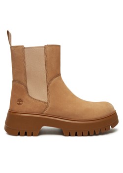 Timberland Sztyblety Mid Pull On Boot TB0A6FCHEN71 Beżowy ze sklepu MODIVO w kategorii Botki - zdjęcie 181169748