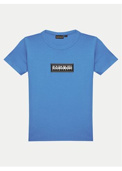 Napapijri T-Shirt Chamois NP0A4ILE D Niebieski Regular Fit ze sklepu MODIVO w kategorii T-shirty chłopięce - zdjęcie 181169775