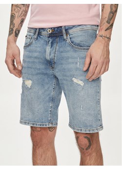 Pepe Jeans Szorty jeansowe Taper Short PM801084RH2 Niebieski Regular Fit ze sklepu MODIVO w kategorii Spodenki męskie - zdjęcie 181169798