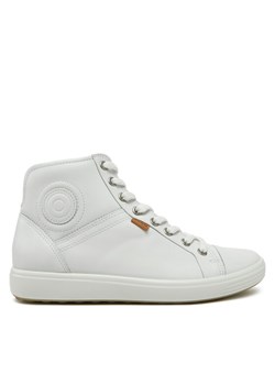 ECCO Sneakersy Soft 7 Ladies 430023 01007 Biały ze sklepu MODIVO w kategorii Trampki damskie - zdjęcie 181169808
