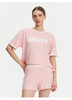 DKNY Piżama YI80039 Różowy Regular Fit ze sklepu MODIVO w kategorii Piżamy damskie - zdjęcie 181169875