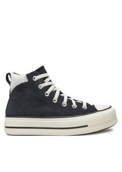 Converse Trampki Chuck Taylor All Star Puff Lift A09377C Czarny ze sklepu MODIVO w kategorii Trampki damskie - zdjęcie 181169896