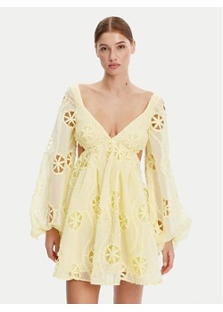 BARDOT Sukienka koktajlowa 59858DB Żółty Regular Fit ze sklepu MODIVO w kategorii Sukienki - zdjęcie 181169926