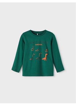 NAME IT Bluzka 13212872 Zielony Regular Fit ze sklepu MODIVO w kategorii T-shirty chłopięce - zdjęcie 181169936