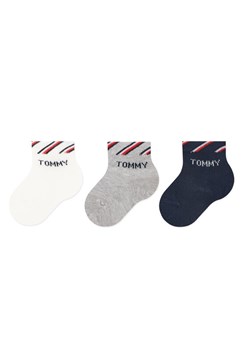 Tommy Hilfiger Zestaw 3 par wysokich skarpet dziecięcych 701220277 Kolorowy ze sklepu MODIVO w kategorii Skarpetki dziecięce - zdjęcie 181169937