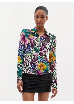 Just Cavalli Koszula 76PAL228 Kolorowy Slim Fit ze sklepu MODIVO w kategorii Koszule damskie - zdjęcie 181170078