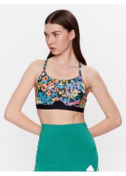 adidas Biustonosz sportowy AeroReact Training Light-Support Bra HR2881 Czarny ze sklepu MODIVO w kategorii Biustonosze - zdjęcie 181170189