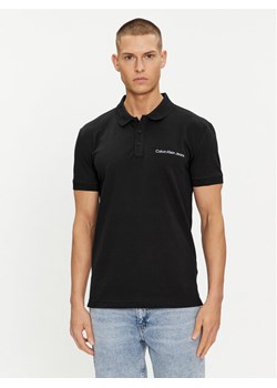 Calvin Klein Jeans Polo Institutional J30J325495 Czarny Regular Fit ze sklepu MODIVO w kategorii T-shirty męskie - zdjęcie 181170258
