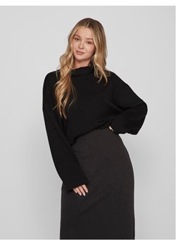 Vila Bluza 14088385 Czarny Relaxed Fit ze sklepu MODIVO w kategorii Bluzy damskie - zdjęcie 181170429