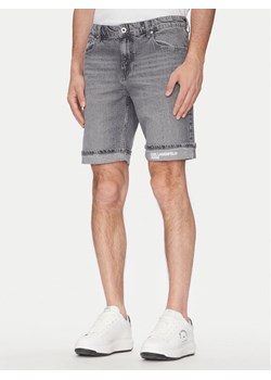 Karl Lagerfeld Jeans Szorty jeansowe A2M10082 Szary Slim Fit ze sklepu MODIVO w kategorii Spodenki męskie - zdjęcie 181170436