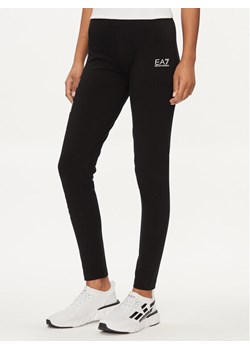 EA7 Emporio Armani Legginsy 8NTP63 TJ01Z 1200 Czarny Skinny Fit ze sklepu MODIVO w kategorii Spodnie damskie - zdjęcie 181170449