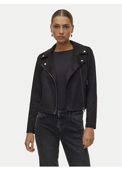 Vero Moda Kurtka z imitacji skóry Jose 10300938 Czarny Regular Fit ze sklepu MODIVO w kategorii Kurtki damskie - zdjęcie 181170547