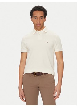 Tommy Hilfiger Polo 1985 MW0MW17770 Beżowy Regular Fit ze sklepu MODIVO w kategorii T-shirty męskie - zdjęcie 181170568