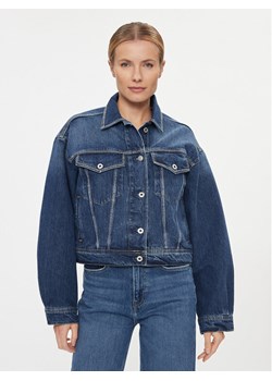 Pepe Jeans Kurtka jeansowa Turner Sparkle PL402328 Granatowy Relaxed Fit ze sklepu MODIVO w kategorii Kurtki damskie - zdjęcie 181170597