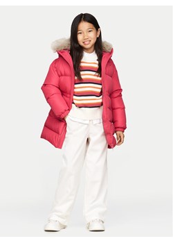 Tommy Hilfiger Kurtka puchowa KG0KG07805 M Różowy Regular Fit ze sklepu MODIVO w kategorii Kurtki dziewczęce - zdjęcie 181170657