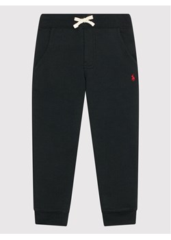 Polo Ralph Lauren Spodnie dresowe 322720897002 Czarny Regular Fit ze sklepu MODIVO w kategorii Spodnie chłopięce - zdjęcie 181170667