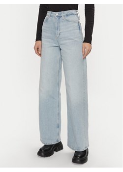 Calvin Klein Jeansy K20K208023 Niebieski Wide Leg ze sklepu MODIVO w kategorii Jeansy damskie - zdjęcie 181170719