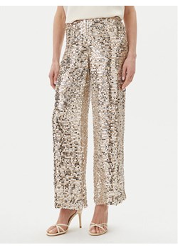 Bruuns Bazaar Spodnie materiałowe Brinna BBW4390 Srebrny Loose Fit ze sklepu MODIVO w kategorii Spodnie damskie - zdjęcie 181170805