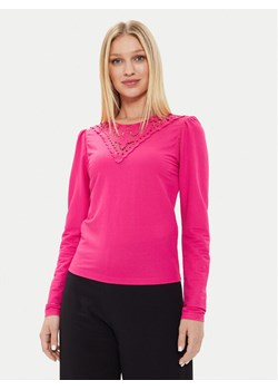 Morgan Bluzka 241-TANIO Różowy Regular Fit ze sklepu MODIVO w kategorii Bluzki damskie - zdjęcie 181170836