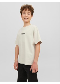 Jack&Jones Junior T-Shirt Vesterbro 12242827 Beżowy Loose Fit ze sklepu MODIVO w kategorii T-shirty chłopięce - zdjęcie 181170918