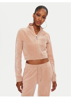 Juicy Couture Bluza Tasha JCWCT24305 Beżowy Slim Fit ze sklepu MODIVO w kategorii Bluzy damskie - zdjęcie 181170976