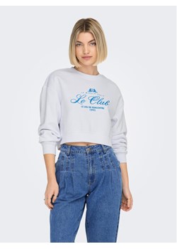 ONLY Bluza 15304167 Biały Regular Fit ze sklepu MODIVO w kategorii Bluzy damskie - zdjęcie 181170977