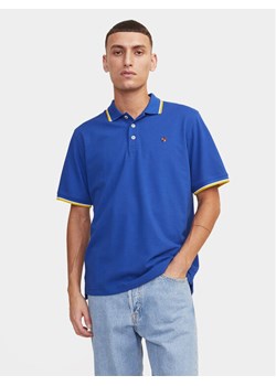 Jack&Jones Polo Bluwin 12169064 Niebieski Regular Fit ze sklepu MODIVO w kategorii T-shirty męskie - zdjęcie 181171119