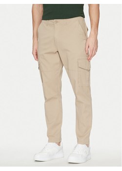 Only & Sons Spodnie materiałowe 22025431 Beżowy Tapered Fit ze sklepu MODIVO w kategorii Spodnie męskie - zdjęcie 181171239