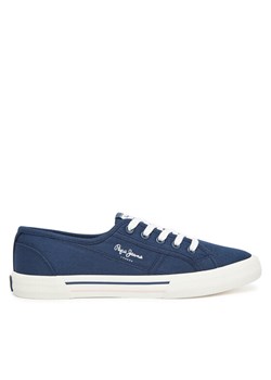 Pepe Jeans Tenisówki Brady Basic W PLS31287 Niebieski ze sklepu MODIVO w kategorii Trampki damskie - zdjęcie 181171258