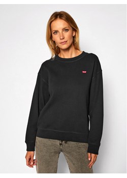 Levi's® Bluza Standard Crewneck 24688-0006 Czarny Relaxed Fit ze sklepu MODIVO w kategorii Bluzy damskie - zdjęcie 181171436