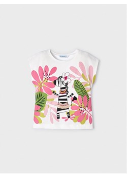 Mayoral T-Shirt 3069 Écru ze sklepu MODIVO w kategorii Bluzki dziewczęce - zdjęcie 181171619