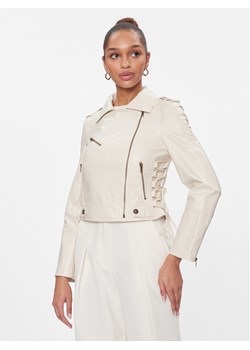 TWINSET Kurtka z imitacji skóry 241TP2300 Beżowy Regular Fit ze sklepu MODIVO w kategorii Kurtki damskie - zdjęcie 181171678