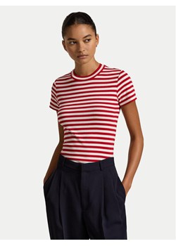 Polo Ralph Lauren T-Shirt 211891520006 Czerwony Regular Fit ze sklepu MODIVO w kategorii Bluzki damskie - zdjęcie 181171839